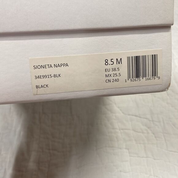 Calvin Klein Black Mules with Pointed Toe and Kitten Heel size 8.5 - Picture 6 of 7